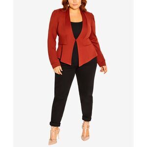City Chic Piping Praise Jacket